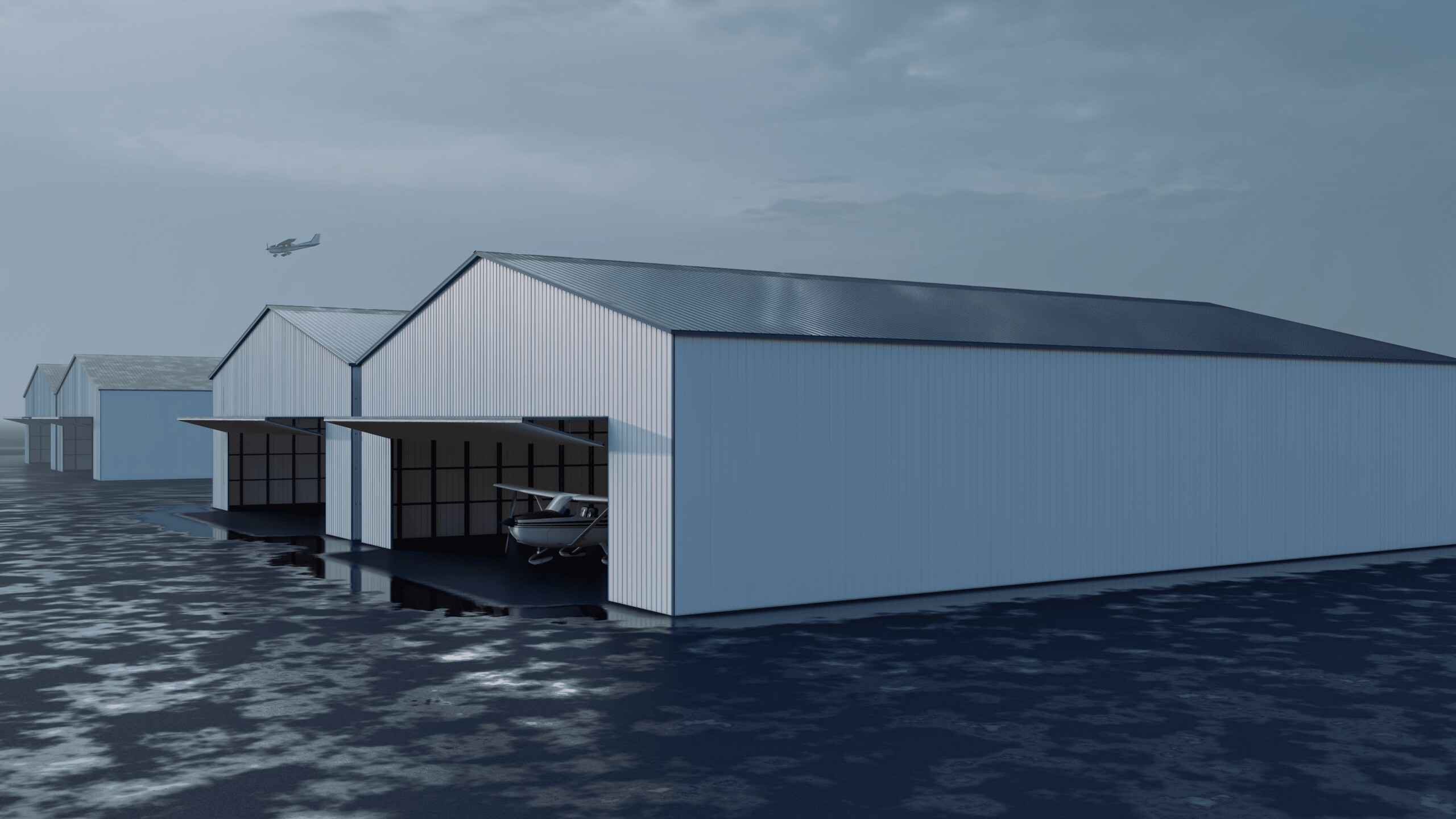 Engineer-certified steel framing on a Triton Industries commercial building backed by lifetime engineering certification